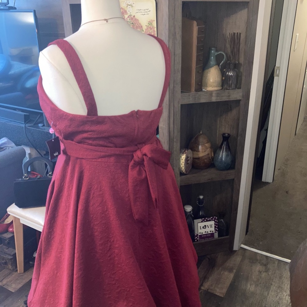 NWT IXIA PINUP STYLE DRESS IN SUPER SOFT FABRIC 2X - Picture 6 of 13